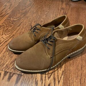 Boys Brown faux suede Shoes